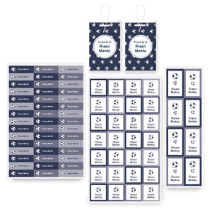 Personalised School Tag & Sticker Pack