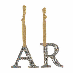 Embellished Initial Hanging Decor
