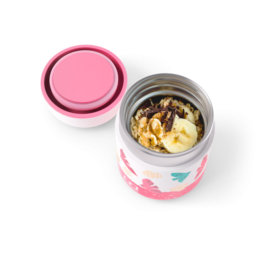 MB Capsule Kids Insulated Food Jar - Pink Birds