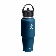 Load image into Gallery viewer, Wide Mouth Travel Bottle with Flex Straw Cap
