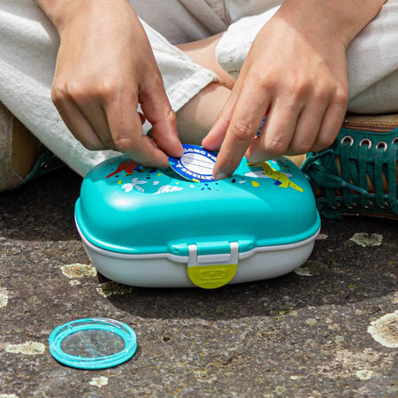 MB Gram Kids Snack Box - Blue Dino