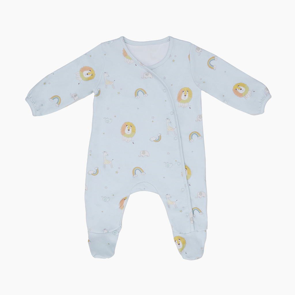Lion Printed Baby Sleepsuit