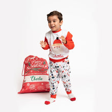 Load image into Gallery viewer, Organic Cotton Santa Round Neck Pyjama
