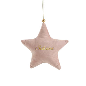 Personalised Velvet Ornament