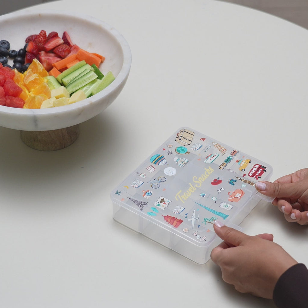 9-Compartment Snack Box - Fruits