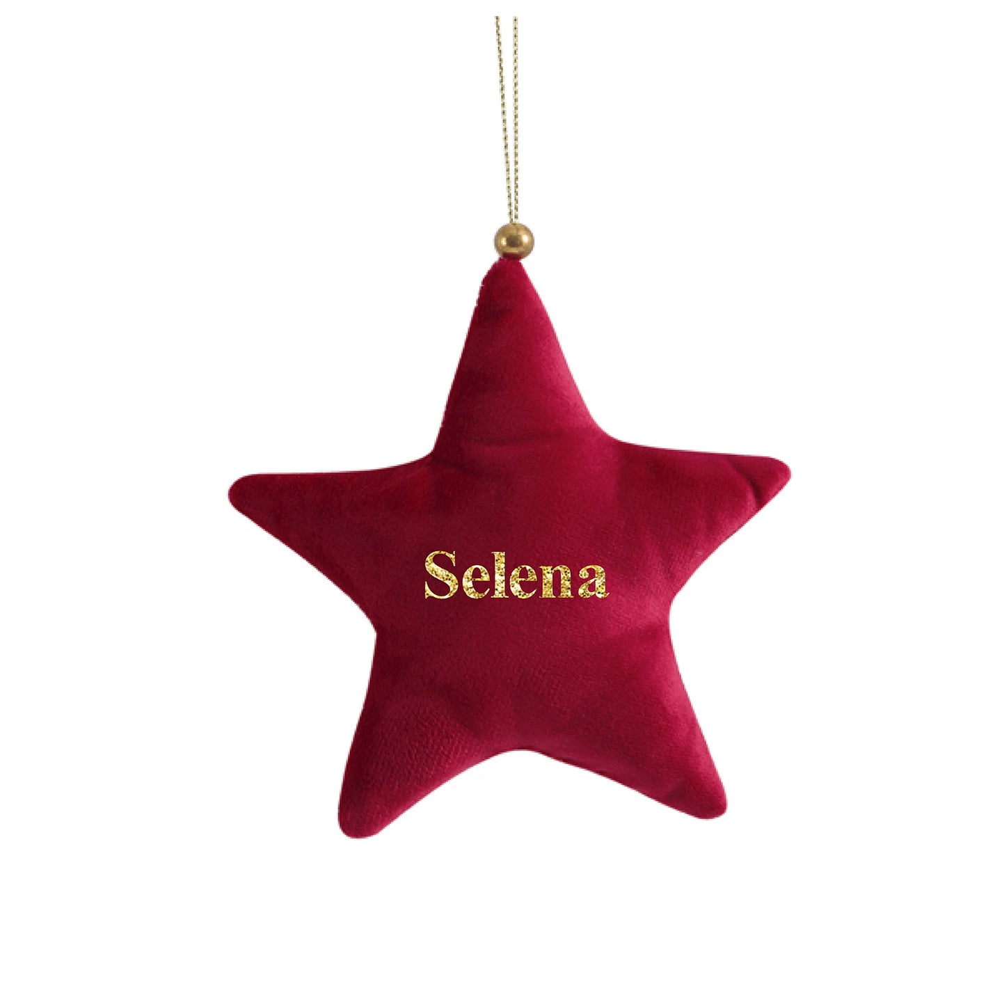 Personalised Velvet Ornament