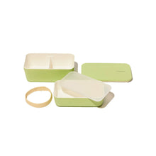 Load image into Gallery viewer, Takenaka Bento Flat Dual Lunch Box
