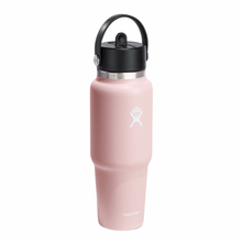 Load image into Gallery viewer, Wide Mouth Travel Bottle with Flex Straw Cap
