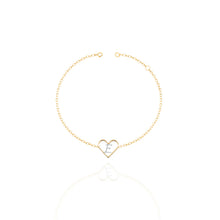 Load image into Gallery viewer, Diamond Initial Keepsake Bracelet
