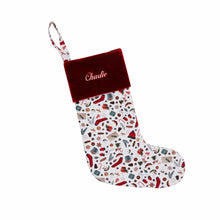 Load image into Gallery viewer, Personalised Festive Christmas Stocking
