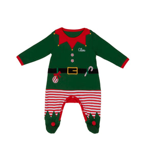 Organic Cotton Elf Baby Sleepsuit