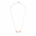 Family of Four Gold Necklace