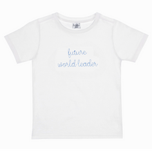 Load image into Gallery viewer, Future World Leader Slogan Tee
