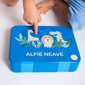 Personalised Jungle Animals Bento Box