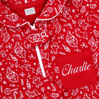 Personalised Christmas Baby Sleepsuit