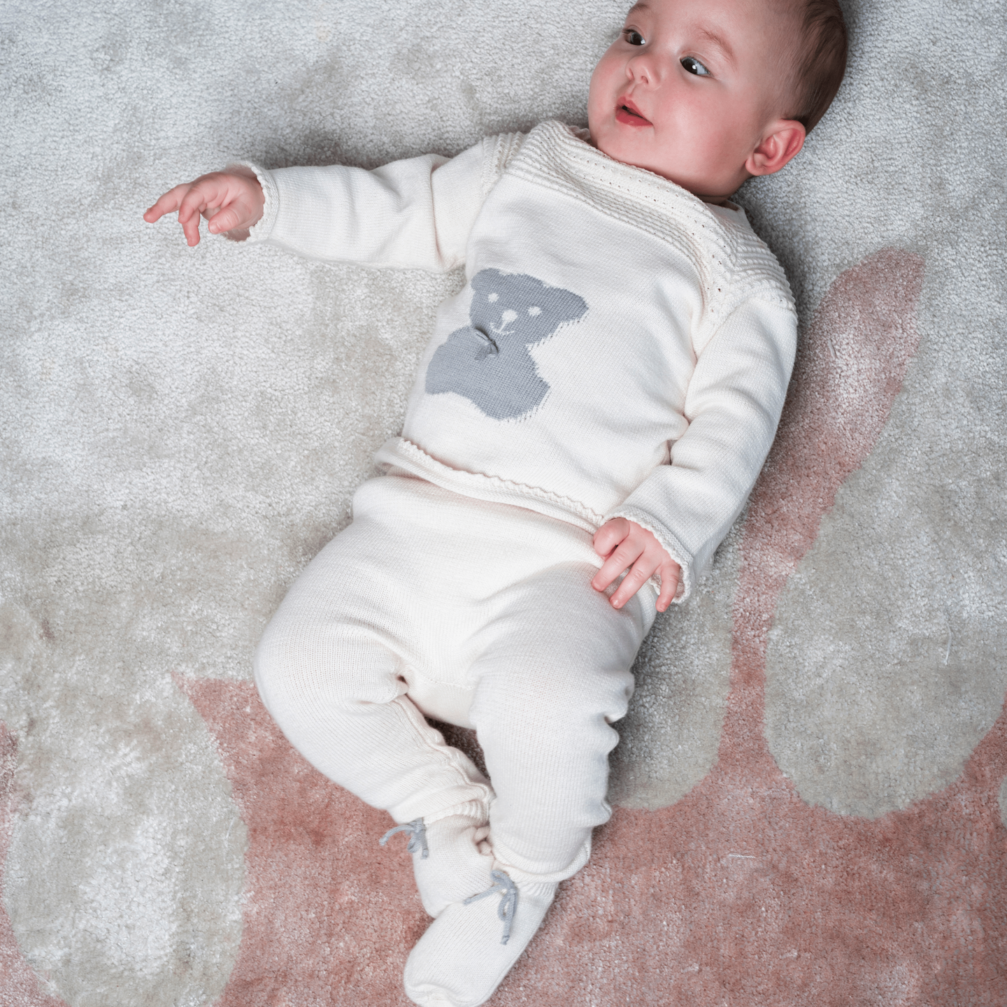 Teddy Bear Cotton Knit Set