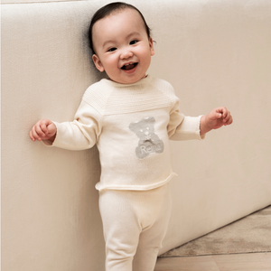 Teddy Bear Cotton Knit Set