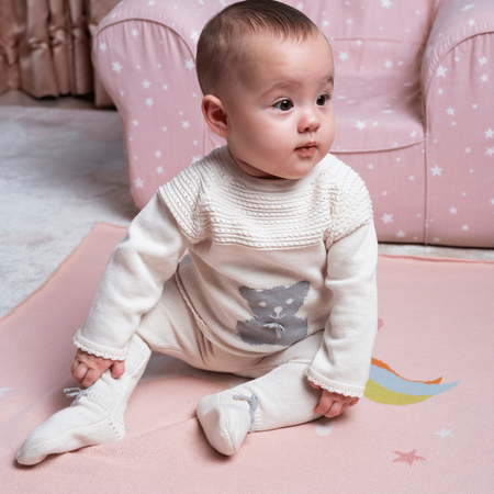 Teddy Bear Cotton Knit Set