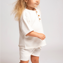 Load image into Gallery viewer, White Cotton Knit Set
