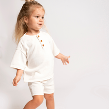 Load image into Gallery viewer, White Cotton Knit Set
