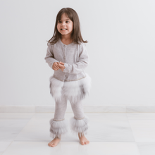 Load image into Gallery viewer, Grey Embellished Trim Pants
