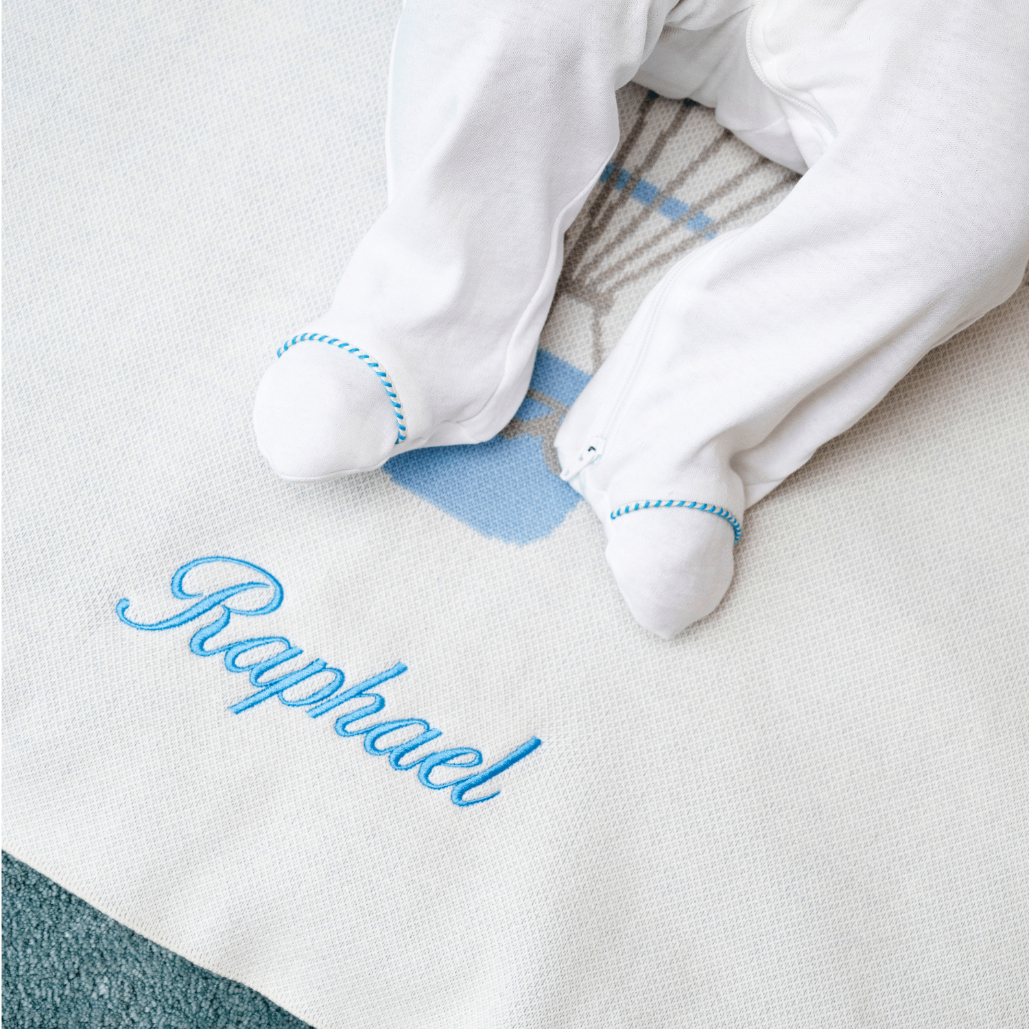 Personalized knit sales blanket