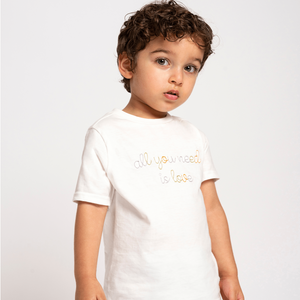 All You Need is Love Organic Cotton Tee