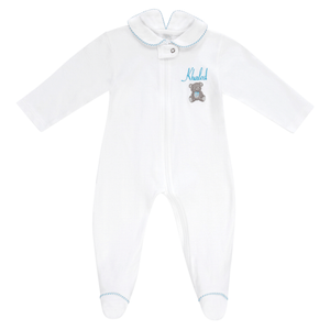 Teddy Bear Clever Zip Boy Sleepsuit