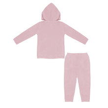 Load image into Gallery viewer, Pink Hooded Knit Set
