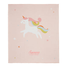 Load image into Gallery viewer, Unicorn Baby Knit Blanket
