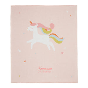 Unicorn Baby Knit Blanket