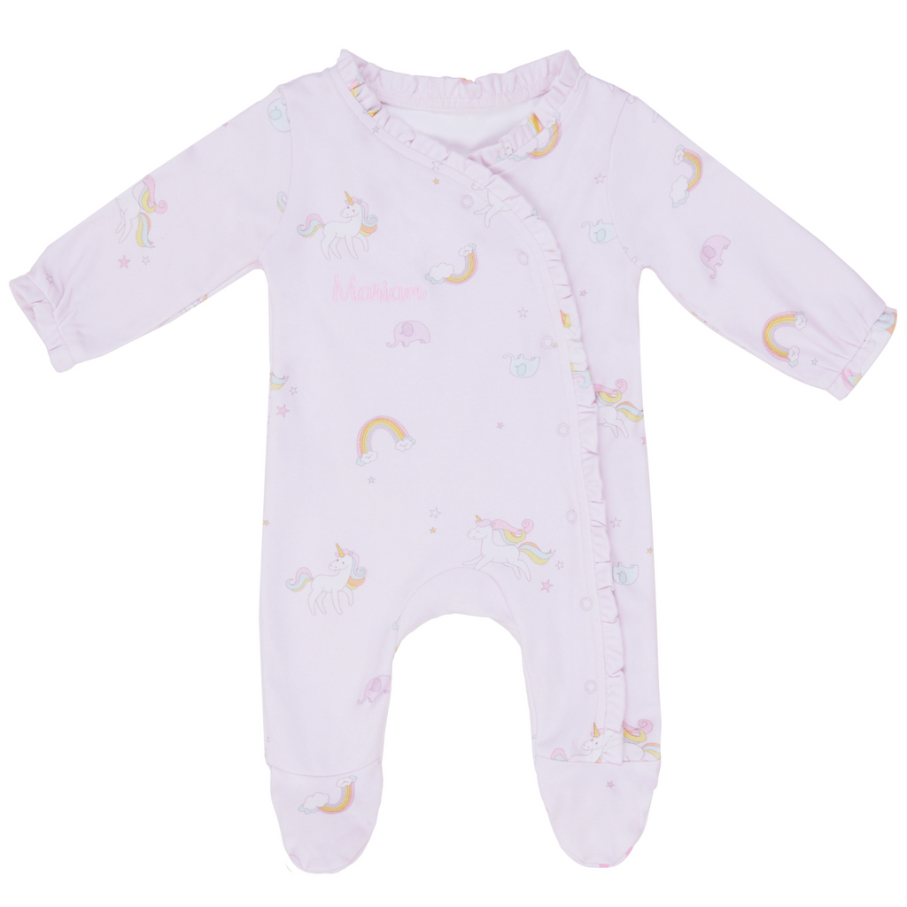 Unicorn Printed Baby Sleepsuit