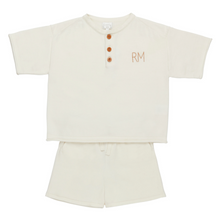 Load image into Gallery viewer, White Cotton Knit Set
