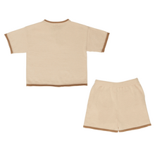 Load image into Gallery viewer, Beige Cotton Knit Set
