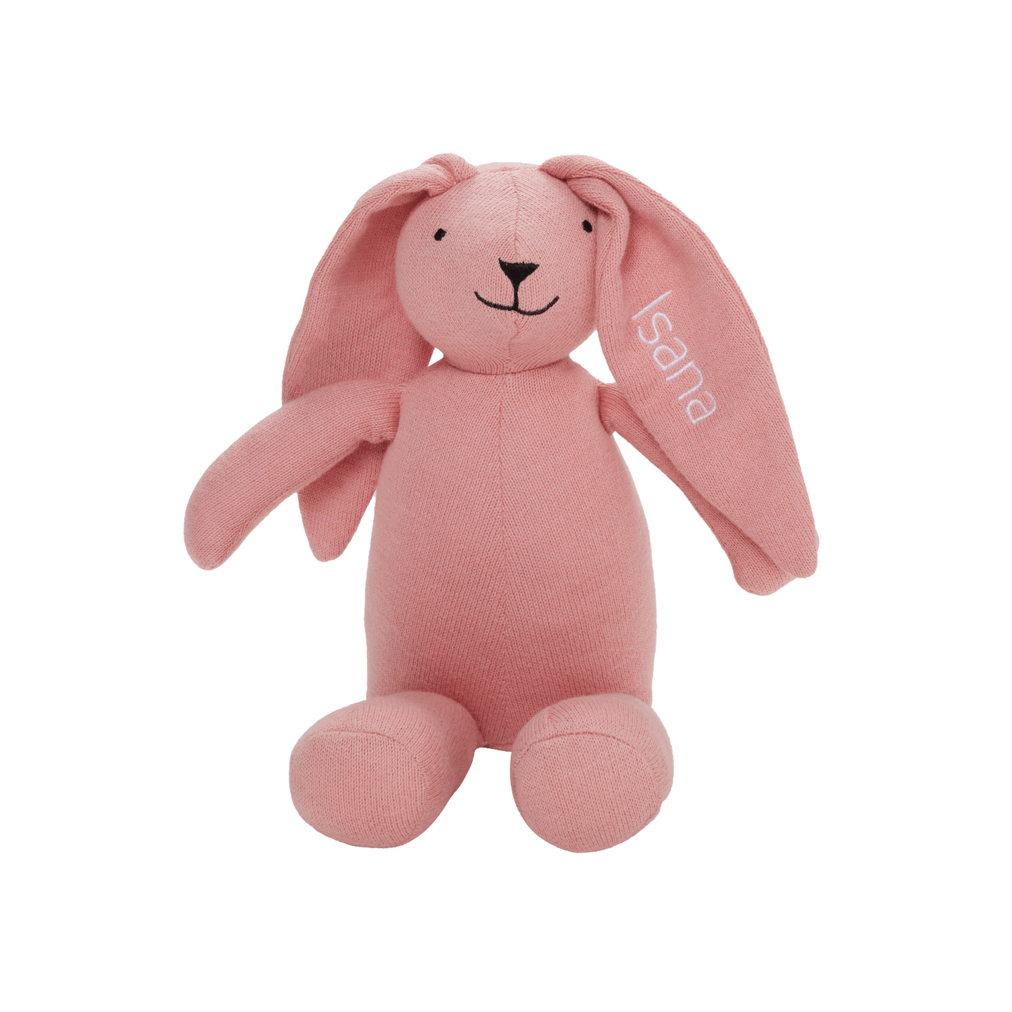 Soft Pink Blossom Bunny Toy