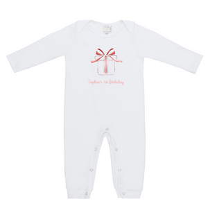 My 1st Birthday Sleepsuit - Baby Girl